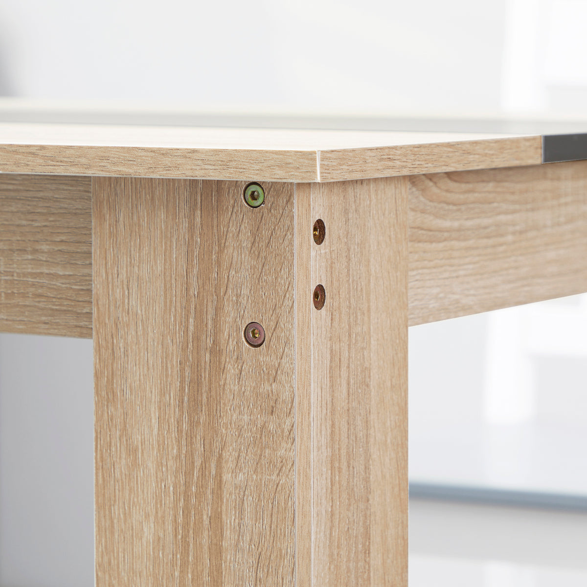 Table à manger design moderne en bois, 120 x 69 cm